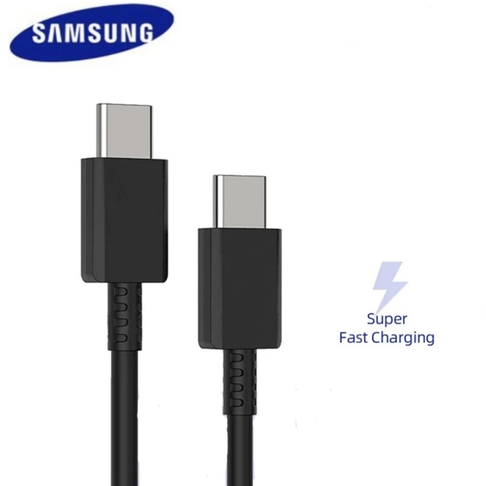 USB Type C to Type C | Samsung Galaxy S21, S21 Plus, S21 Ultra - Black